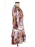 Alexis Print Pink Purple Cocktail Dress Size M - photo 4