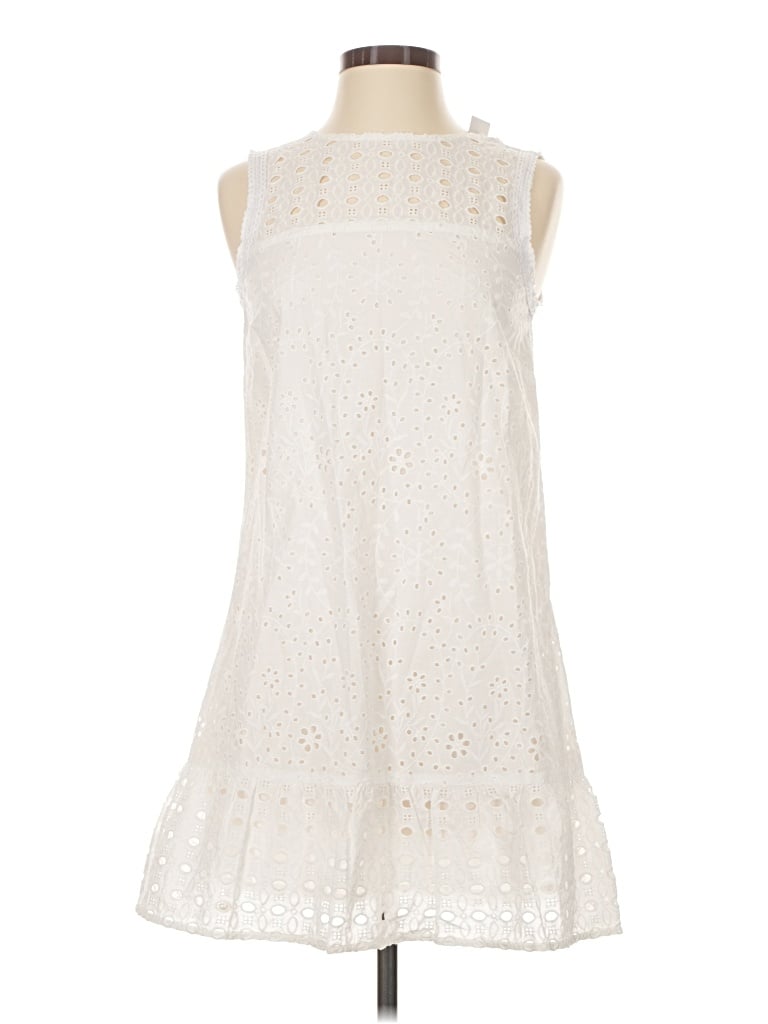 Ann Taylor Loft Casual Dress In White