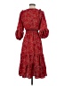 Max Studio Paisley Red Casual Dress Size S - photo 2