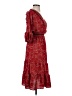 Max Studio Paisley Red Casual Dress Size S - photo 4