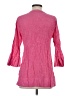 Lands' End Pink 3/4 Sleeve Blouse Size S - photo 2