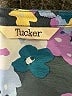 Tucker 100% Polyester Floral Purple Short Sleeve Blouse Size M (estimated) - photo 7