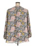 T Tahari 100% Polyester Gray 3/4 Sleeve Blouse Size 2X - photo 2