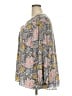 T Tahari 100% Polyester Gray 3/4 Sleeve Blouse Size 2X - photo 5