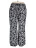 Dear Scarlett Animal Print Black Casual Pants Size 3X - photo 1
