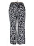 Dear Scarlett Animal Print Black Casual Pants Size 3X - photo 2