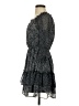 Ann Taylor LOFT 100% Polyester Animal Print Gray Cocktail Dress Size S (petite) - photo 5