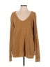 M Rena Brown Long Sleeve Top Size L - photo 1