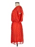 Buttons 100% Polyester Hearts Orange Casual Dress Size M - photo 5
