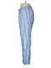 Lands' End 100% Linen Chevron-herringbone Blue Linen Pants Size 8 - photo 5