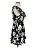 Unbranded 100% Viscose Floral Black Cocktail Dress Size S - photo 4