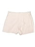 A New Day 100% Polyester Solid Ivory Shorts Size 16 - photo 1