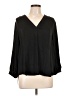 Vince Camuto 100% Polyester Black 3/4 Sleeve Blouse Size L - photo 1