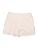 A New Day 100% Polyester Solid Ivory Shorts Size 16 - photo 2