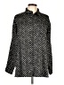 Express Tweed Black Long Sleeve Button-Down Shirt Size L - photo 1