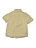 Assorted Brands 100% Cotton Solid Tan Short Sleeve Button-Down Shirt Size 10 - photo 2