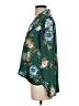 Belle + Sky 100% Polyester Floral Teal Long Sleeve Blouse Size S - photo 5