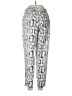 J.Crew Factory Store 100% Polyester Paisley Silver Casual Pants Size 8 - photo 2