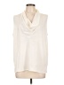 Ellen Tracy 100% Polyester Ivory Sleeveless Blouse Size 12 - photo 1