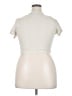 H&M Ivory Short Sleeve Top Size XXL - photo 2