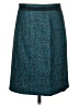 W by Worth Chevron-herringbone Teal Formal Skirt Size 4 - photo 1