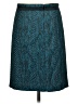 W by Worth Chevron-herringbone Teal Formal Skirt Size 4 - photo 2