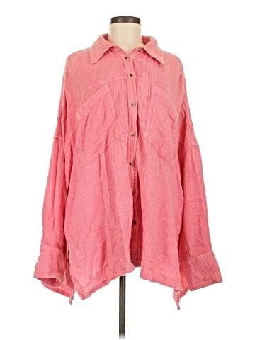We the Free Long Sleeve Button-Down Shirt (view 1)