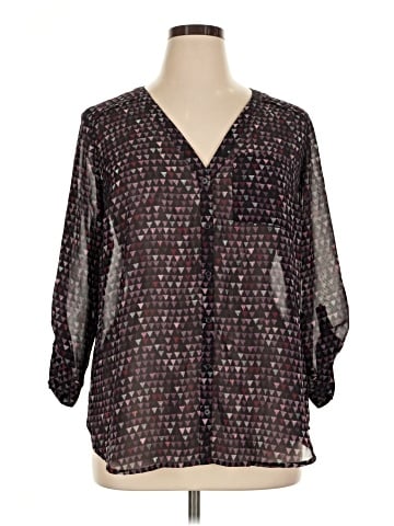 Maurices 3/4 Sleeve Blouse (view 1)