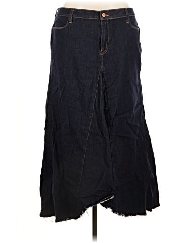 Wash Lab Denim Skirt (view 1)