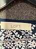 Ann Taylor LOFT Blue Short Sleeve Blouse Size L (estimated) - photo 7