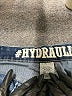 Hydraulic Solid Blue Denim Shorts Size 18 - photo 3