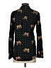 Maeve Animal Print Black Long Sleeve Blouse Size 0 - photo 2