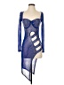 Unbranded 100% Polyester Blue Cocktail Dress Size XS (estimated) - photo 1