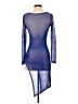 Unbranded 100% Polyester Blue Cocktail Dress Size XS (estimated) - photo 2
