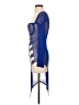 Unbranded 100% Polyester Blue Cocktail Dress Size XS (estimated) - photo 5