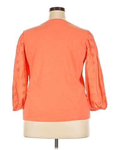 St. John's Bay 3/4 Sleeve Top (view 2)