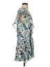 Parker Print Blue Casual Dress Size S - photo 4