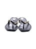 Material Girl Black Flip Flops Size 8 - photo 2
