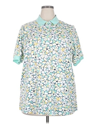 Woman Within Short Sleeve Button-Down Shirt (view 1)