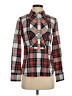J.Crew 100% Cotton Argyle Red Long Sleeve Blouse Size P (estimated, petite) - photo 1