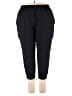 Lane Bryant Solid Black Casual Pants Size 18 - photo 1