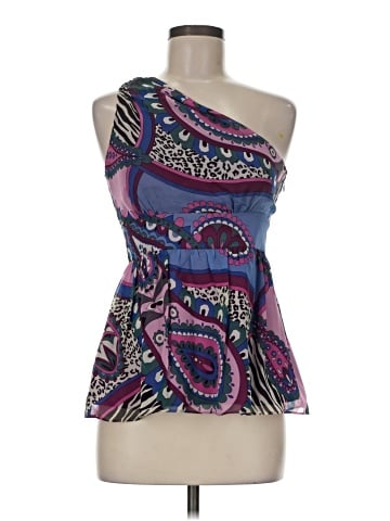 Tibi Sleeveless Silk Top (view 1)