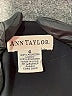 Ann Taylor 100% Polyester Solid Black Cocktail Dress Size 6 - photo 7