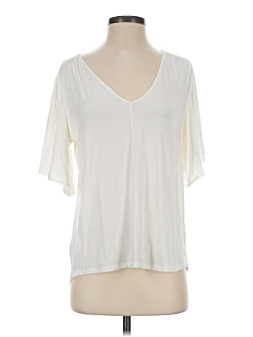 Bordeaux Short Sleeve Blouse (view 1)