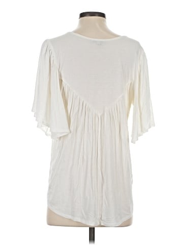 Bordeaux Short Sleeve Blouse (view 2)