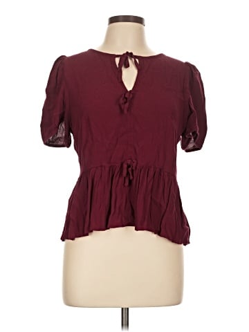 J.Crew Factory Store Short Sleeve Blouse (view 1)