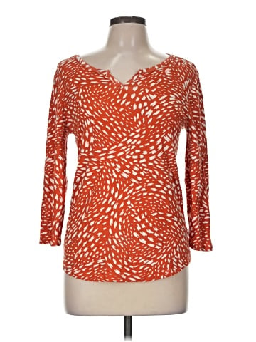 Chico's 3/4 Sleeve T-Shirt (view 1)