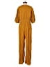 Wild Fable 100% Rayon Solid Gold Orange Jumpsuit Size M - photo 2
