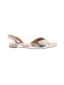 J.Crew Factory Store Metallic Silver Flats Size 7 1/2 - photo 1