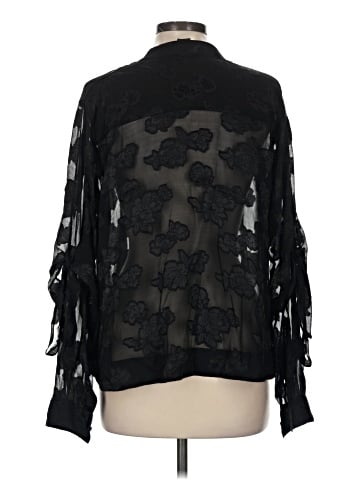 Club Monaco 3/4 Sleeve Silk Top (view 2)